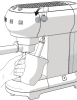 Кофемашина Smeg ECF01PGEU