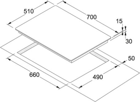 Независимая варочная панель Franke FHCL 704 4C M PW